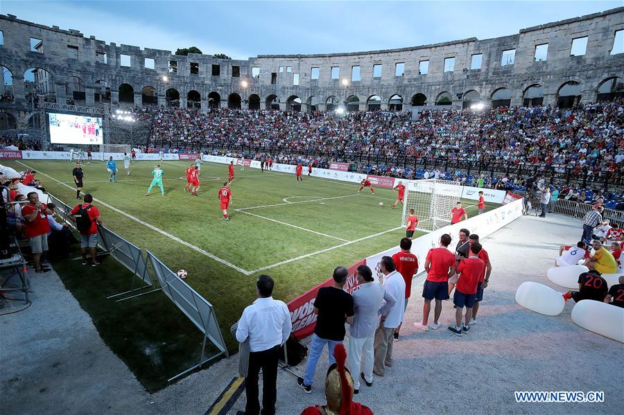 (SP)CROATIA-PULA-ARENA-BAYERN MUNICH LEGENDS