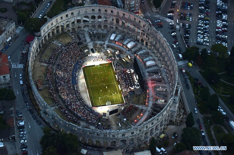 (SP)CROATIA-PULA-ARENA-BAYERN MUNICH LEGENDS