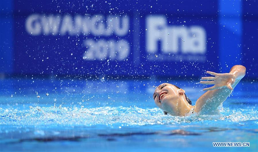 (SP)SOUTH KOREA-GWANGJU-FINA WORLD CHAMPIONSHIPS-ARTISTIC SWIMMING-WOMEN'S SOLO TECHNICAL