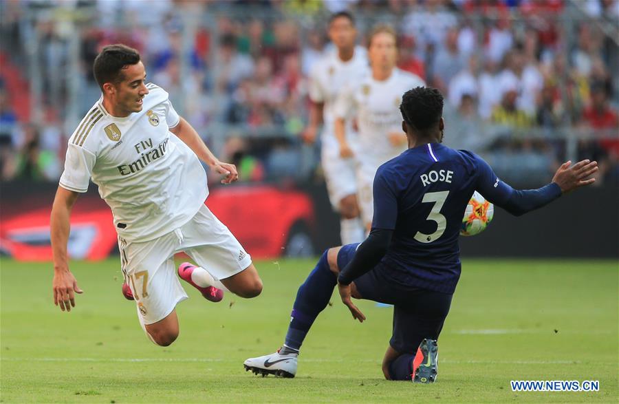 (SP)GERMANY-MUNICH-SOCCER-AUDI CUP-SEMIFINALS-REAL MADRID VS TOTTENHAM HOTSPUR