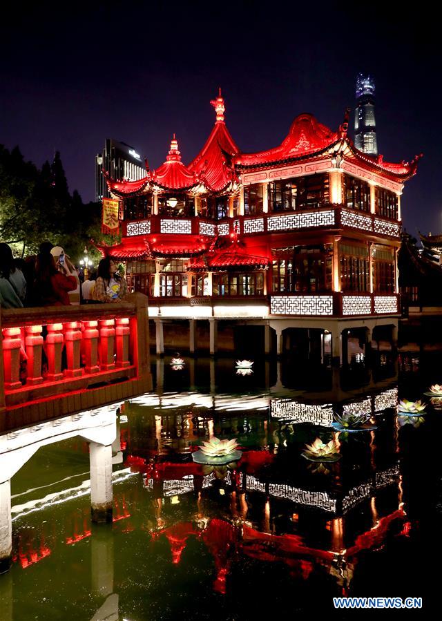 CHINA-SHANGHAI-YUYUAN GARDEN-NIGHT VIEW (CN)