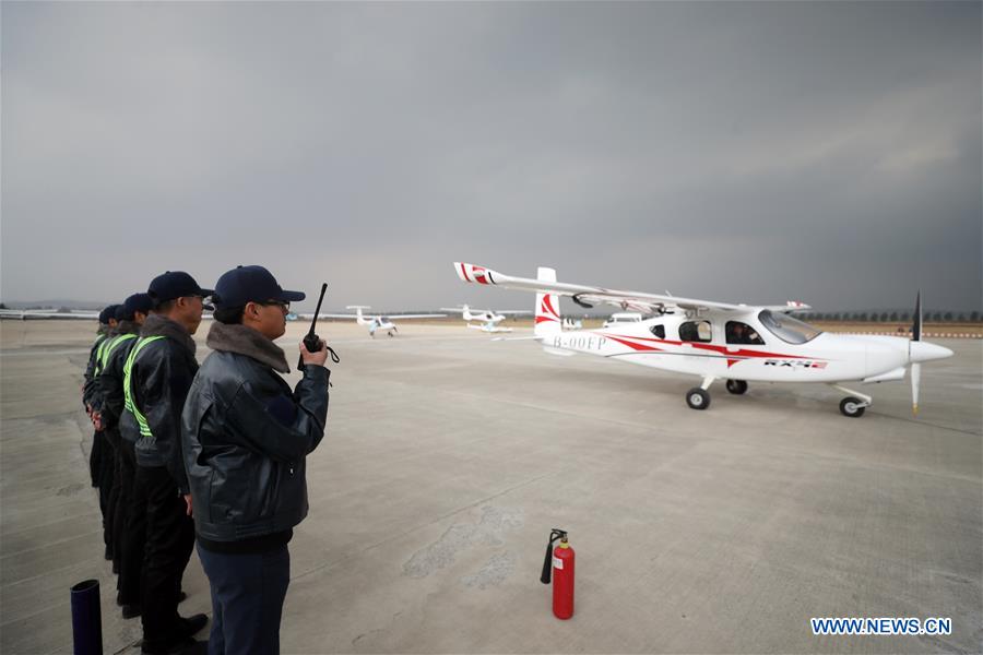 CHINA-SHENYANG-FOUR-SEATER ELECTRIC AIRCRAFT-MAIDEN FLIGHT (CN)