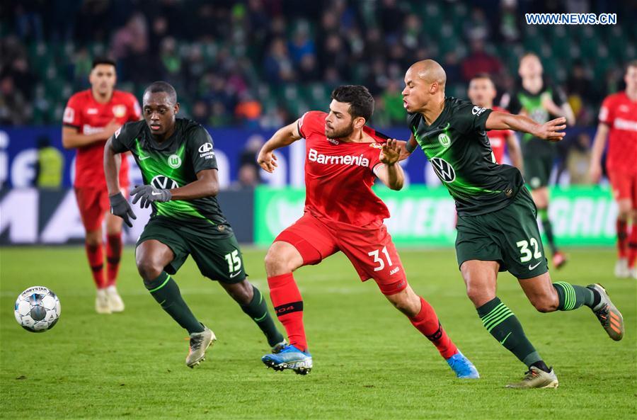 (SP)GERMANY-WOLFSBURG-SOCCER-BUNDESLIGA-WOLFSBURG VS LEVERKUSEN