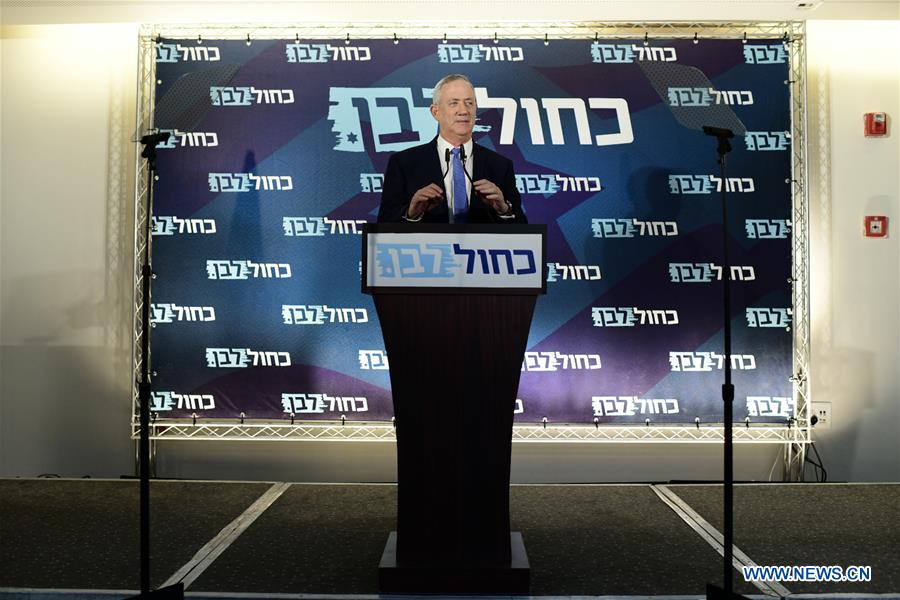 ISRAEL-TEL AVIV-BENNY GANTZ-STATEMENT