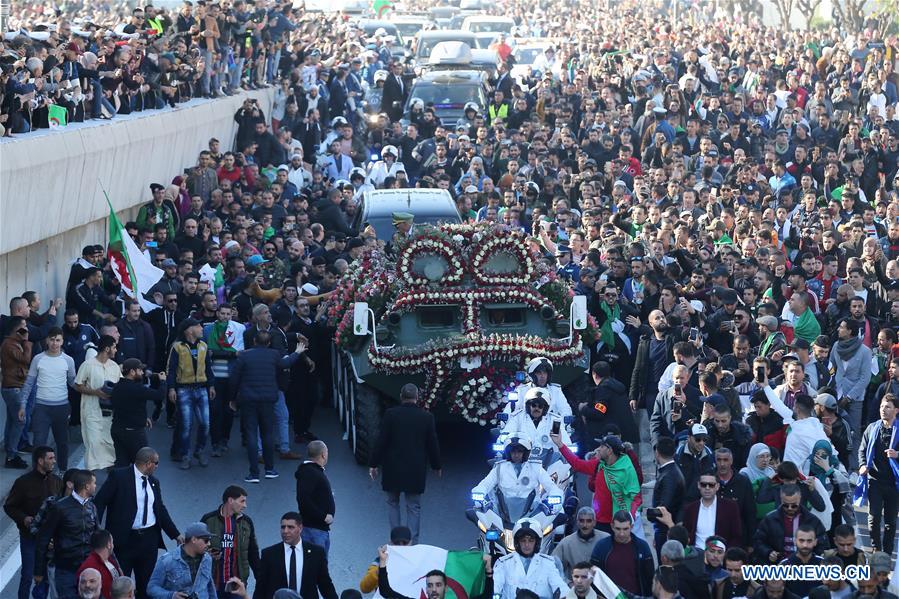 ALGIERIA-ALGIERS-LATE ARMY CHIEF-FUNERAL