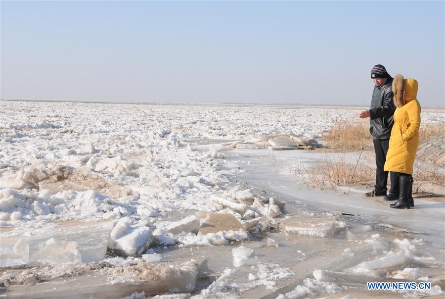 CHINA-INNER MONGOLIA-YELLOW RIVER-FREEZE(CN)