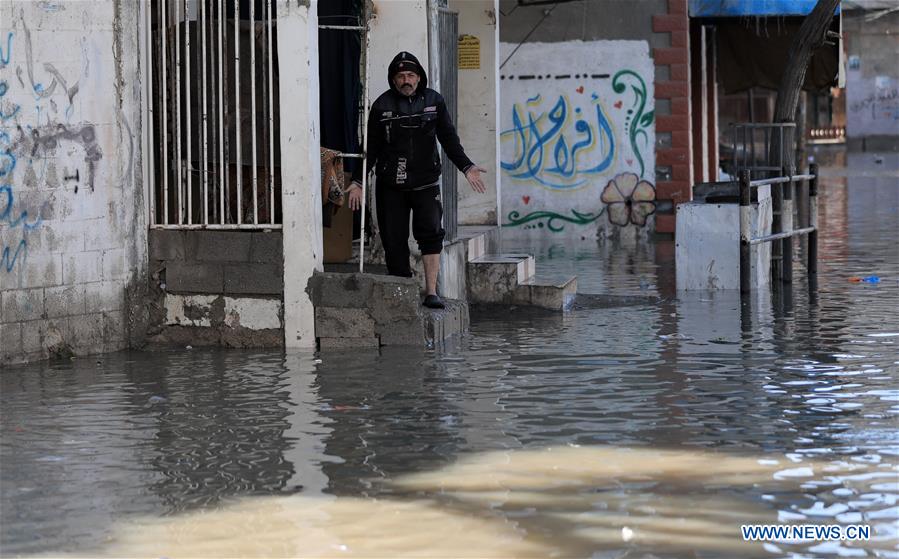 MIDEAST-GAZA-FLOOD