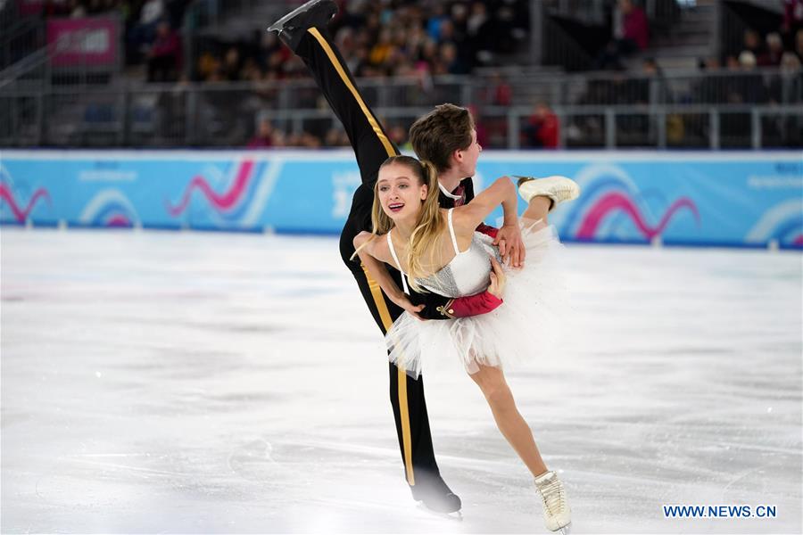 (SP)SWITZERLAND-LAUSANNE-WINTER YOG-FIGURE SKATING-ICE DANCE-FREE DANCE