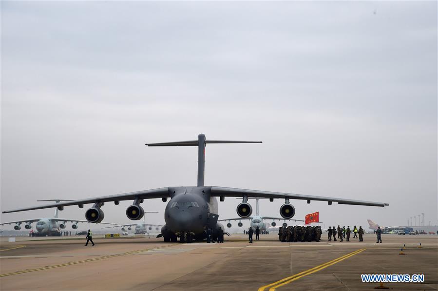 CHINA-HUBEI-WUHAN-NCP-AIR FORCE-MILITARY MEDICS (CN)