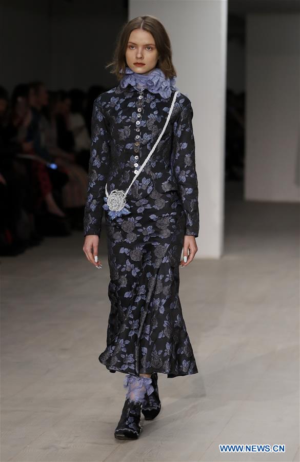 BRITAIN-LONDON-FASHION WEEK-YUHAN WANG