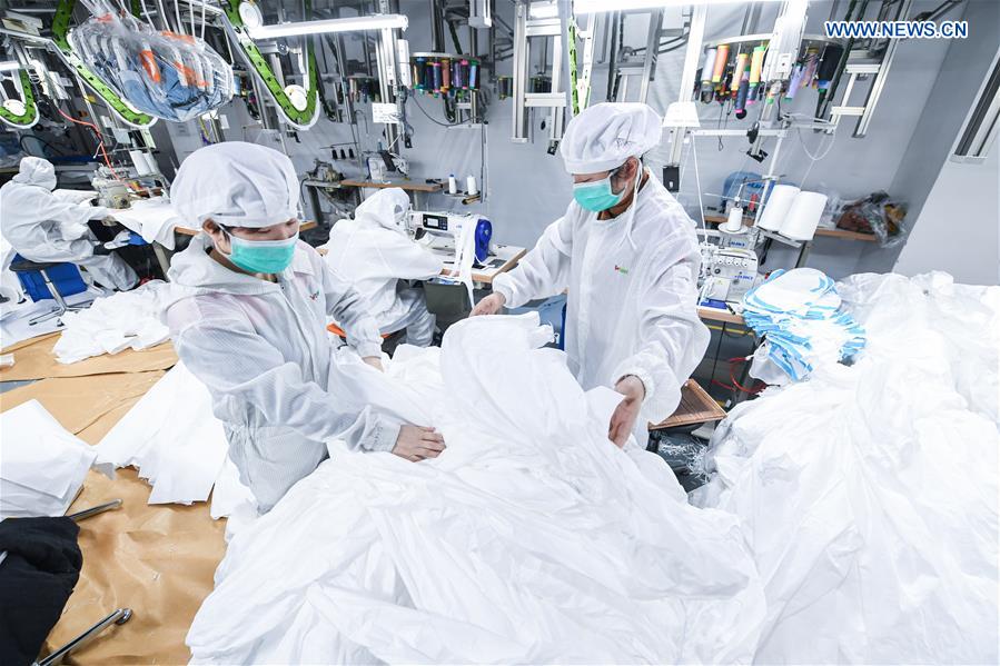 CHINA-SHENZHEN-NCP-PROTECTIVE SUITS-PRODUCTION (CN)