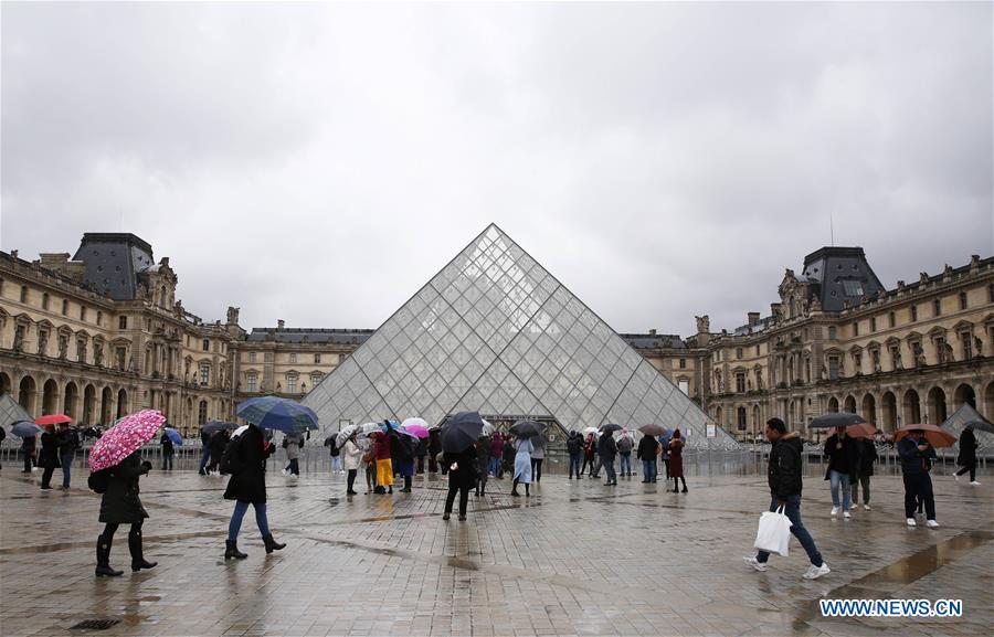 FRANCE-PARIS-LOUVRE MUSEUM-CORONAVIRUS-CLOSE