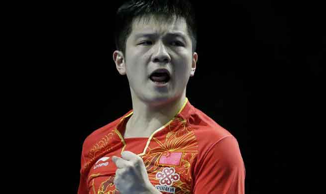 China advances to final in ITTF Team World Cup in London