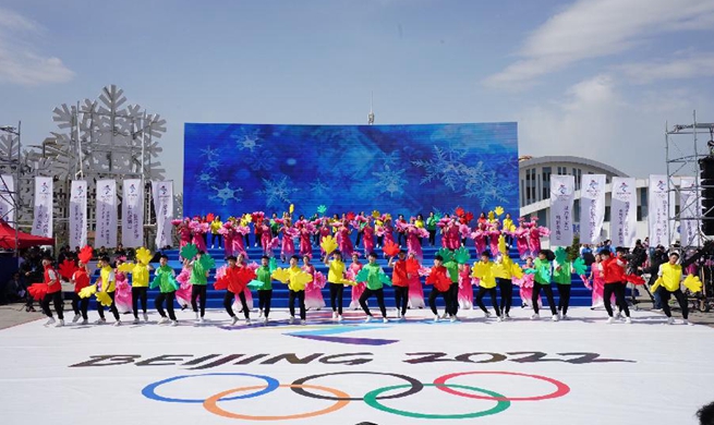 1000-day countdown celebrations of Beijing 2022 Olympic Winter Games held in Zhangjiakou City, N China's Hebei