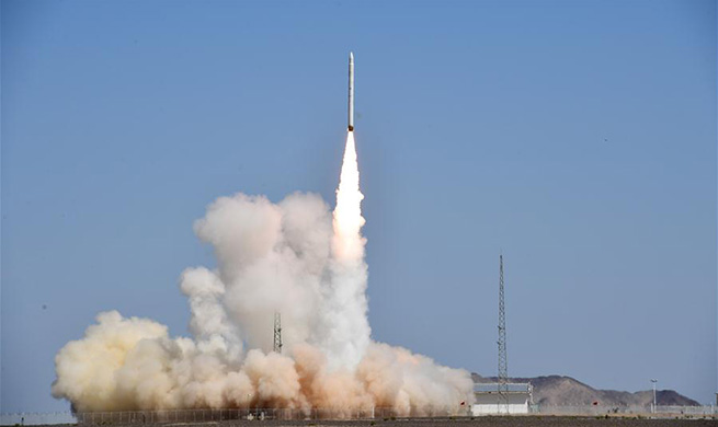 China's commercial carrier rocket Smart Dragon-1 makes maiden flight