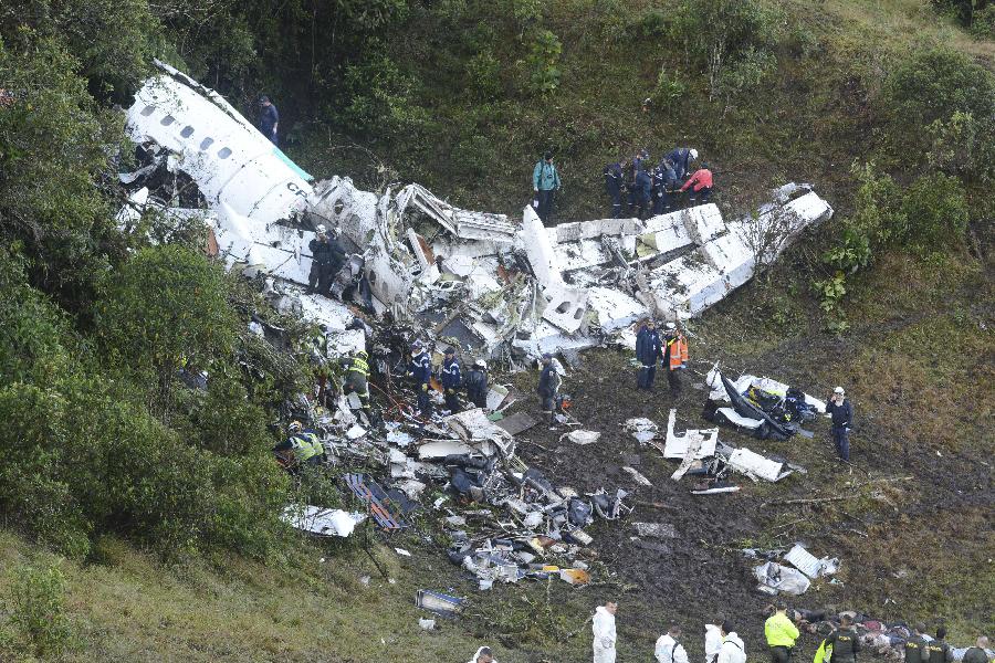 巴西沙佩科恩斯隊(duì)遭遇空難