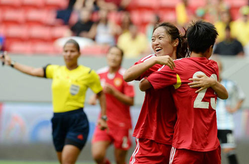 巴西女足四國(guó)賽-中國(guó)6-0勝阿根廷