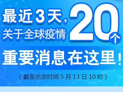 【圖解】最近3天，關(guān)于全球疫情20個(gè)重要消息在這里！