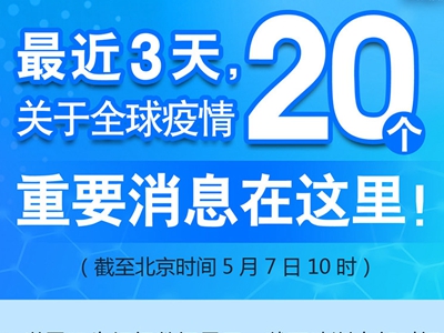 【圖解】最近3天，關(guān)于全球疫情20個(gè)重要消息在這里！